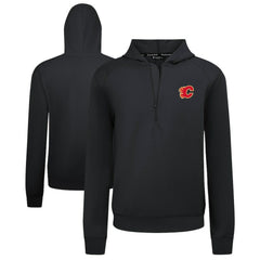 Calgary Flames - Levelwear Technic Quarter-Zip Pullover Hoodie Black