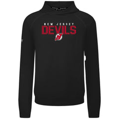New Jersey Devils - Levelwear Mandate Carve Tri-Blend Pullover Hoodie Black