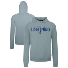 Tampa Bay Lightning - Levelwear Mandate Carve Tri-Blend Pullover Hoodie Gray