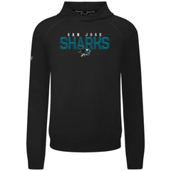 San Jose Sharks - Levelwear Mandate Carve Tri-Blend Pullover Hoodie Black