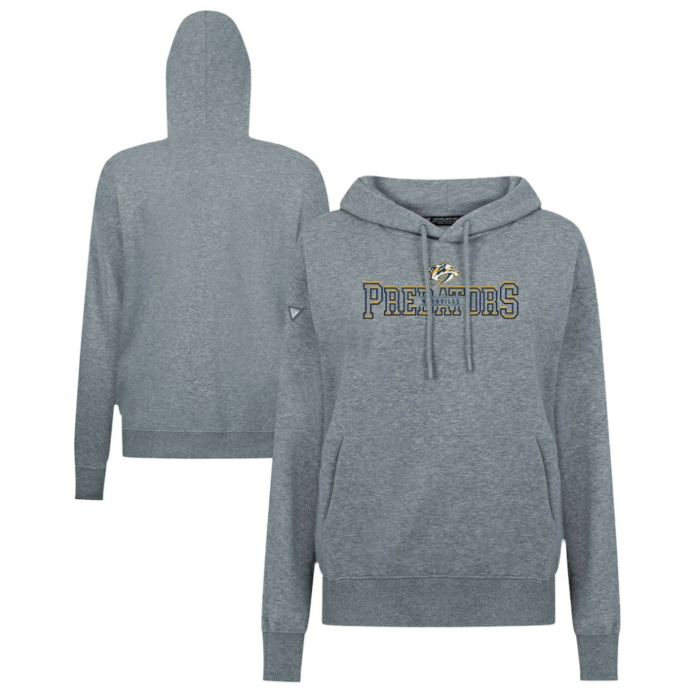 Nashville Predators - Levelwear Women's Adorn Journey Pullover Hoodie Gray