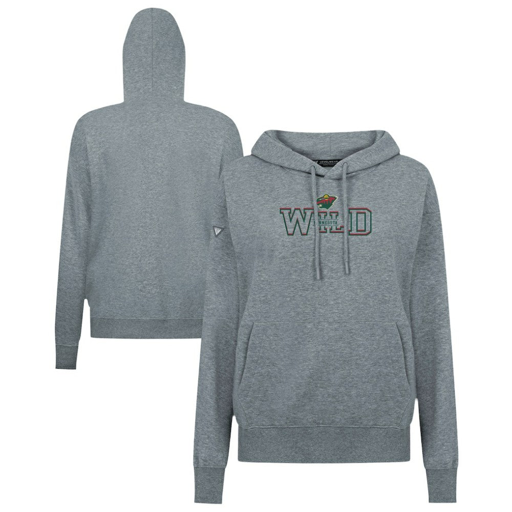 Minnesota Wild - Levelwear Women's Adorn Journey Pullover Hoodie Gray