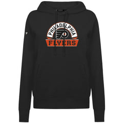 Philadelphia Flyers - Levelwear Women's Adorn Banner Arch Pullover Hoodie Black