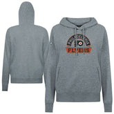 Philadelphia Flyers - Levelwear Women's Adorn Banner Arch Pullover Hoodie Gray