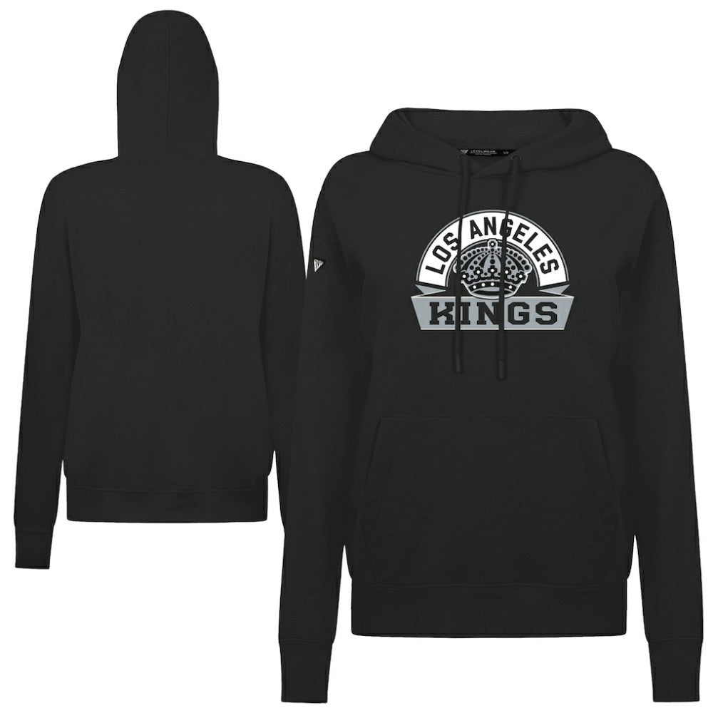 Los Angeles Kings - Levelwear Women's Adorn Banner Arch Pullover Hoodie Black
