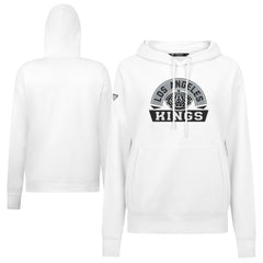 Los Angeles Kings - Levelwear Women's Adorn Banner Arch Pullover Hoodie White