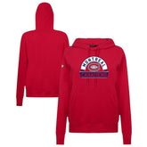 Montreal Canadiens - Levelwear Women's Adorn Banner Arch Pullover Hoodie Red