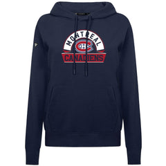 Montreal Canadiens - Levelwear Women's Adorn Banner Arch Pullover Hoodie Navy