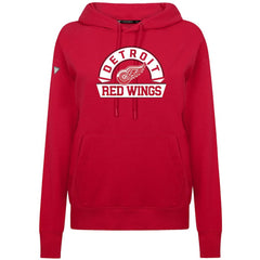 Detroit Red Wings - Levelwear Women's Adorn Banner Arch Pullover Hoodie Red