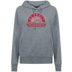 Detroit Red Wings - Levelwear Women's Adorn Banner Arch Pullover Hoodie Gray