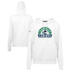 Vancouver Canucks - Levelwear Women's Adorn Banner Arch Pullover Hoodie White