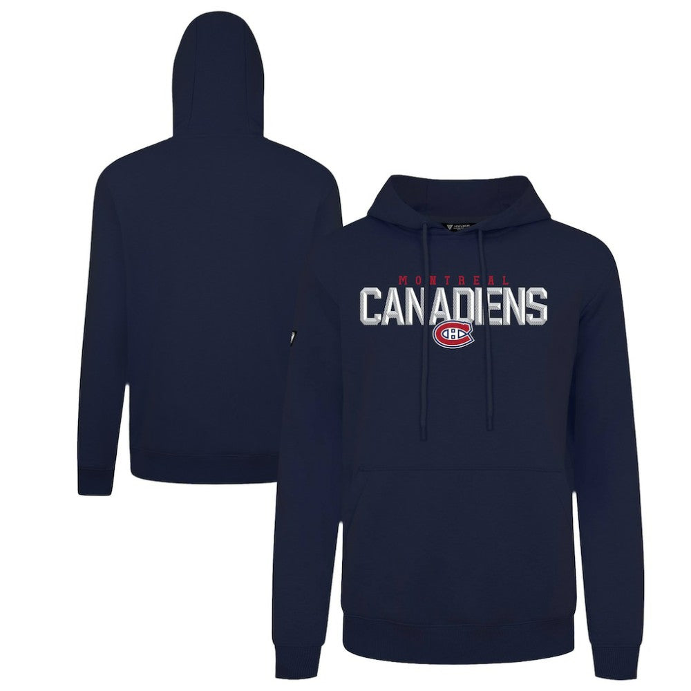 Montreal Canadiens - Levelwear Podium Carve Pullover Hoodie Navy