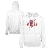 Detroit Red Wings - Levelwear Podium Carve Pullover Hoodie White