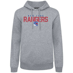 New York Rangers Levelwear Podium Carve Pullover Hoodie Gray