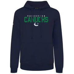 Vancouver Canucks - Levelwear Podium Carve Pullover Hoodie Navy