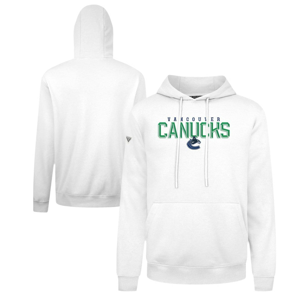 Vancouver Canucks - Levelwear Podium Carve Pullover Hoodie White