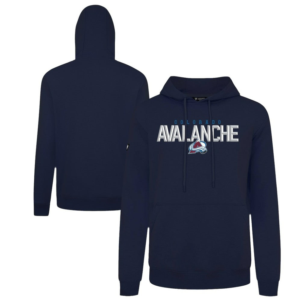 Colorado Avalanche - Levelwear Podium Carve Pullover Hoodie Navy