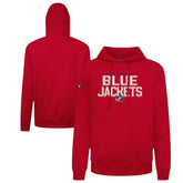 Columbus Blue Jackets - Levelwear Podium Carve Pullover Hoodie Red