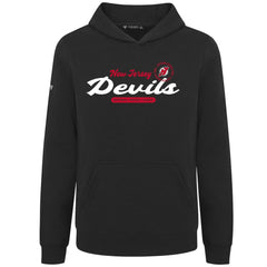 New Jersey Devils - Levelwear Youth Podium Monument Pullover Hoodie Black