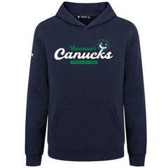 Vancouver Canucks - Levelwear Youth Podium Monument Pullover Hoodie Navy