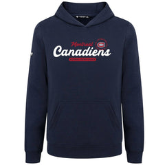 Montreal Canadiens - Levelwear Youth Podium Monument Pullover Hoodie Navy