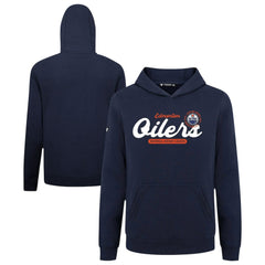 Edmonton Oilers - Levelwear Youth Podium Monument Pullover Hoodie Navy