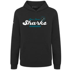 San Jose Sharks - Levelwear Youth Podium Monument Pullover Hoodie Black