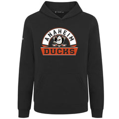 Anaheim Ducks - Levelwear Youth Podium Banner Arch Pullover Hoodie Black