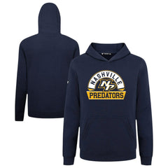 Nashville Predators - Levelwear Youth Podium Banner Arch Pullover Hoodie Navy