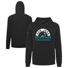 San Jose Sharks - Levelwear Youth Podium Banner Arch Pullover Hoodie Black