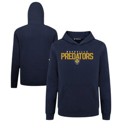 Nashville Predators - Levelwear Youth Podium Carve Pullover Hoodie Navy