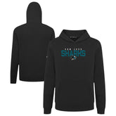 San Jose Sharks - Levelwear Youth Podium Carve Pullover Hoodie Black
