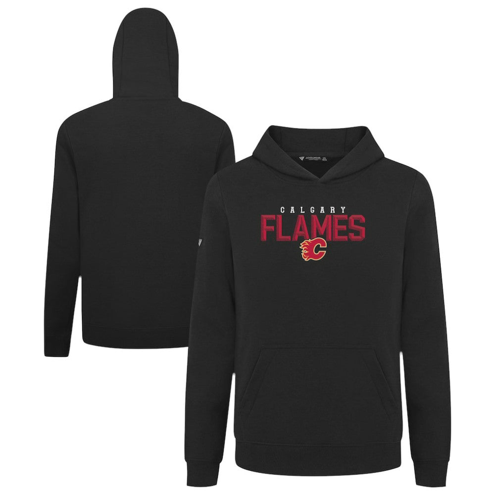 Calgary Flames - Levelwear Youth Podium Carve Pullover Hoodie Black