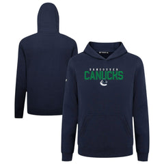 Vancouver Canucks - Levelwear Youth Podium Carve Pullover Hoodie Navy