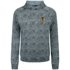 Chicago Blackhawks Levelwear Albatross Raglan Pullover Hoodie Gray