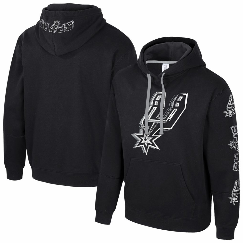 NBA - San Antonio Spurs Stadium Essentials Unisex Elementized Pullover Hoodie - Black