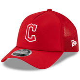 Cleveland Guardians New Era 2026 Batting Practice Apex 9FORTY Adjustable Trucker Hat for sale