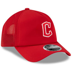 Cleveland Guardians New Era 2026 Batting Practice Apex 9FORTY Adjustable Trucker Hat for sale
