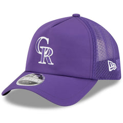 Colorado Rockies New Era 2026 Batting Practice Apex 9FORTY Adjustable Trucker Hat On Sale