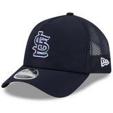St. Louis Cardinals New Era 2026 Batting Practice Apex 9FORTY Adjustable Trucker Hat Clearance