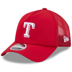 Texas Rangers New Era 2026 Batting Practice Apex 9FORTY Adjustable Trucker Hat On Sale