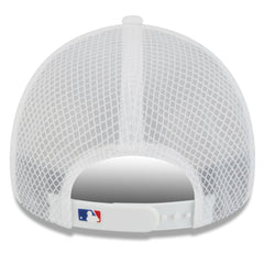Chicago Cubs New Era 2026 Batting Practice Apex 9FORTY Adjustable Trucker Hat Clearance