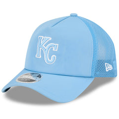 Kansas City Royals New Era 2026 Batting Practice Apex 9FORTY Adjustable Trucker Hat for sale