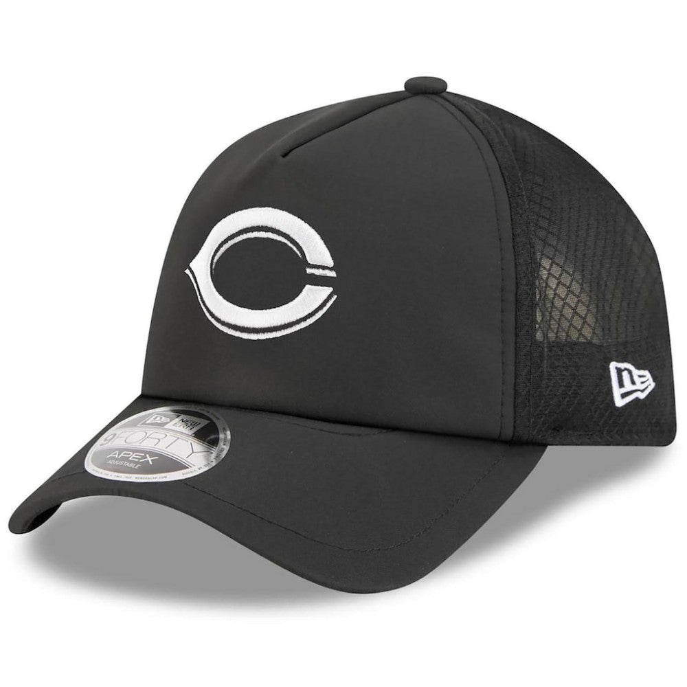 Cincinnati Reds New Era 2026 Batting Practice Apex 9FORTY Adjustable Trucker Hat Near Me