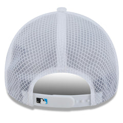 Miami Marlins New Era 2026 Batting Practice Apex 9FORTY Adjustable Trucker Hat Sale