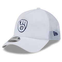 Milwaukee Brewers New Era 2026 Batting Practice Apex 9FORTY Adjustable Trucker Hat discount