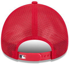 Atlanta Braves New Era 2026 Batting Practice Apex 9FORTY Adjustable Trucker Hat Lifestyle