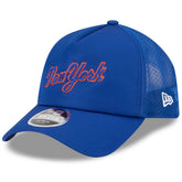 New York Mets New Era 2026 Batting Practice Apex 9FORTY Adjustable Trucker Hat Clearance