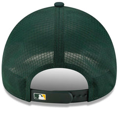 Athletics New Era 2026 Batting Practice Apex 9FORTY Adjustable Trucker Hat Sale