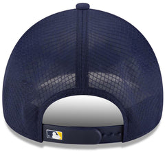 Milwaukee Brewers New Era 2026 Batting Practice Apex 9FORTY Adjustable Trucker Hat On Sale